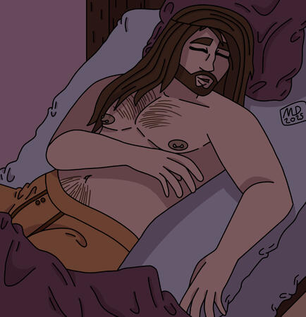 Half Body, Full Color, Background: $75